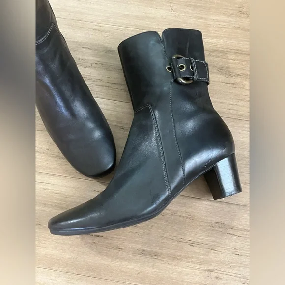 Ecco black women's boots - Picture 2 of 8